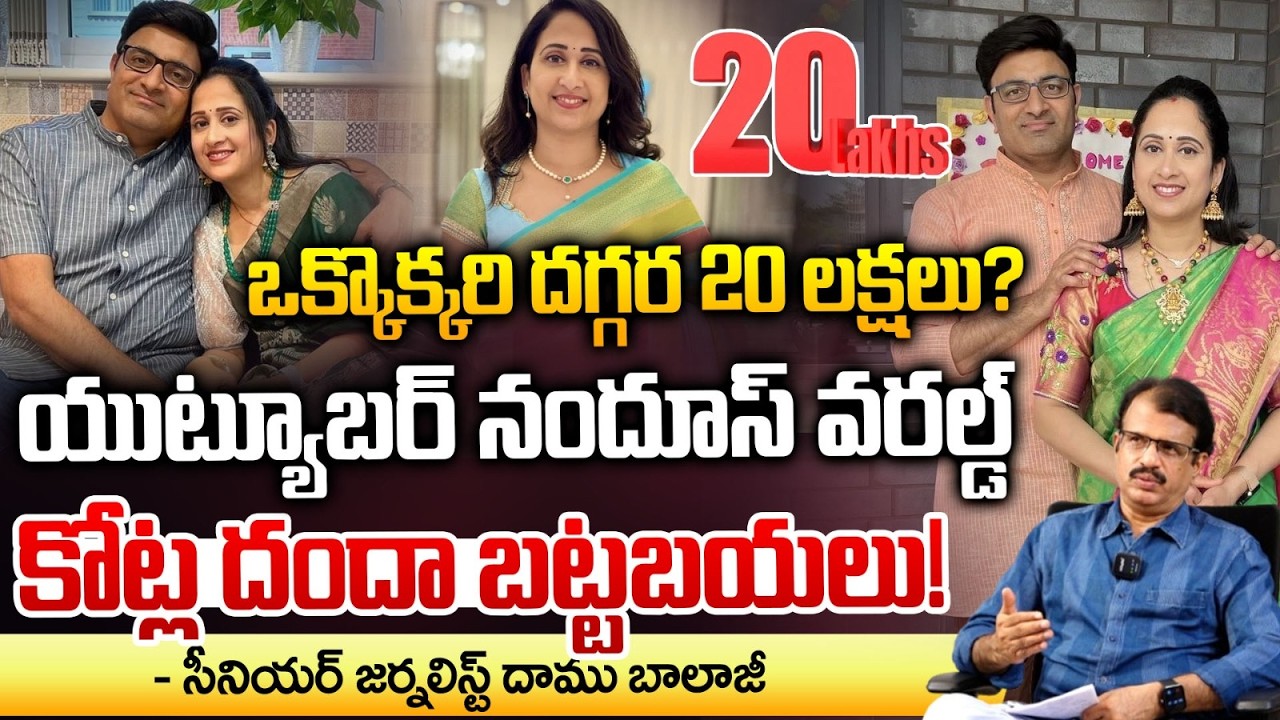 నందూస్ వరల్డ్ భారీ వీసా స్కాం | Nandu's World Controversy | UK Visa Scam  | Daamu Balaji | RED TV