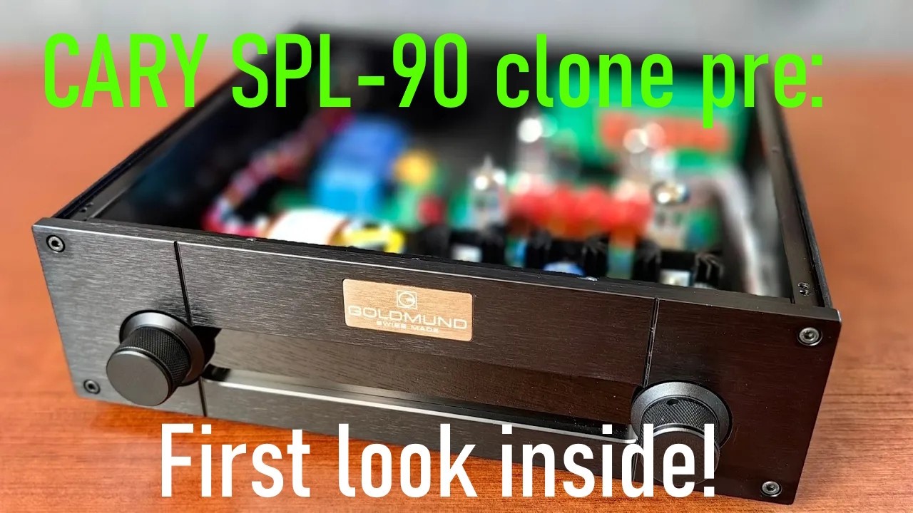 Cary SLP-90 clone tube preamplifier first look - ZeroZone PRT12A