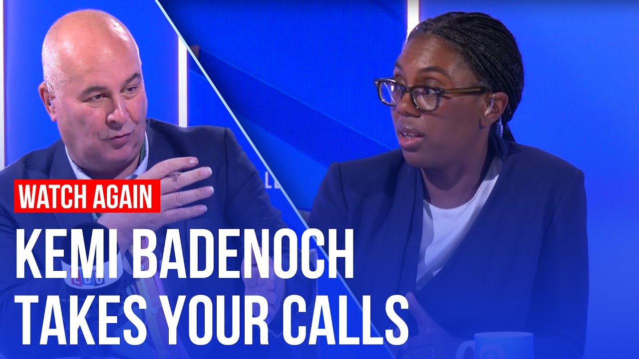 Kemi Badenoch takes your calls with Iain Dale | Watch in full