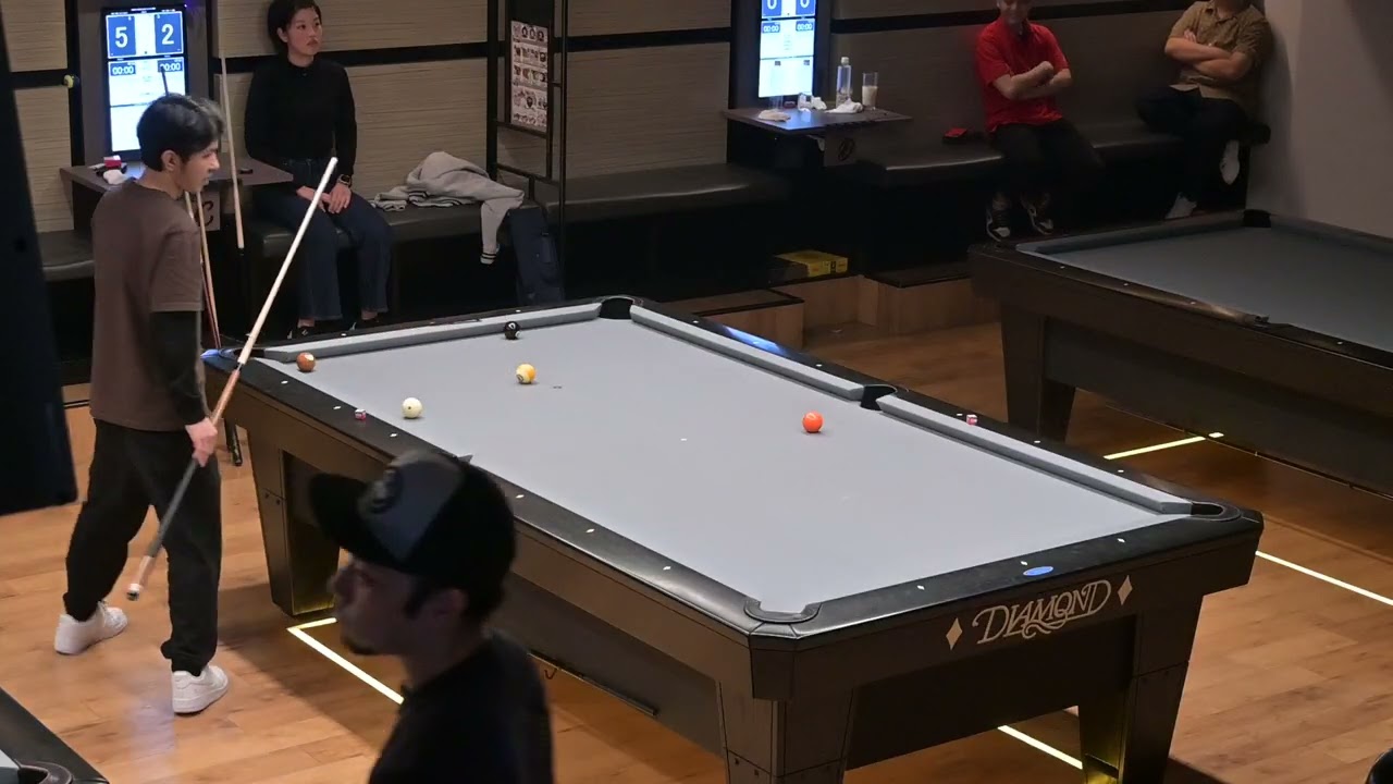 冨着喜恵、B&C部門優勝の上がりラック。『2026 BAATA OPEN』in 那覇　※レディースハンデあり。8番と9番の2球がポイントボールです