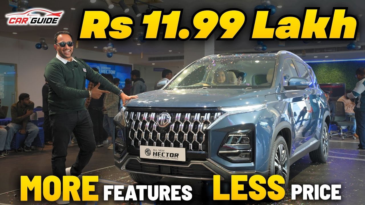 Rs 11.99 Lakh - MG HECTOR 2026 Launched 🔥 Mahindra XUV 7XO & Tata Harrier Petrol Rival 🔥
