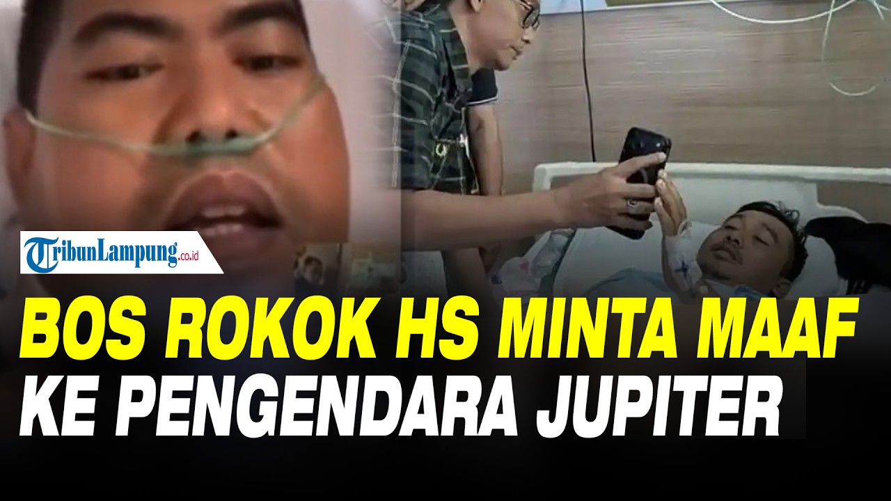 Bos Rokok HS Muhammad Suryo Minta Maaf ke Pengendara Jupiter