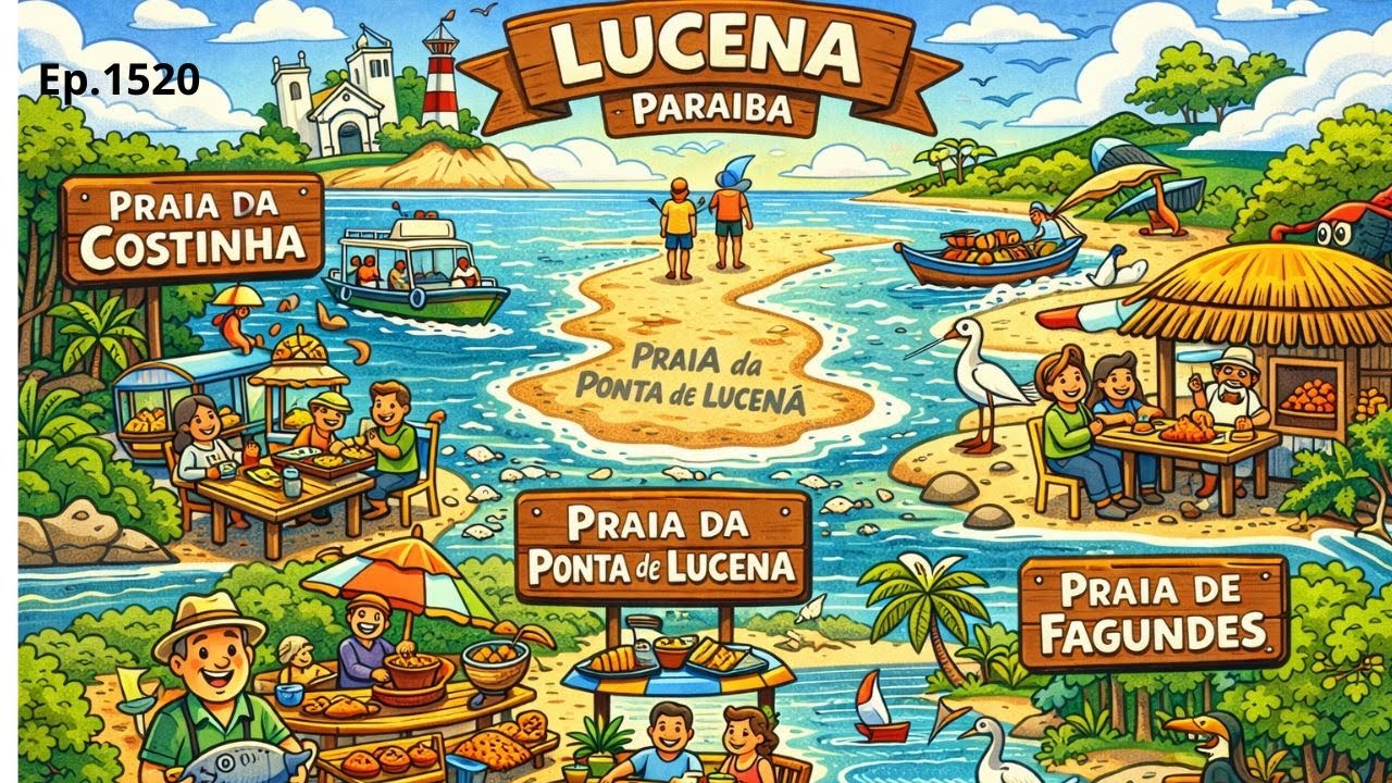 Me perco e me encontro nesse azul: top praias de Lucena, na Paraíba. Episódio # 1520