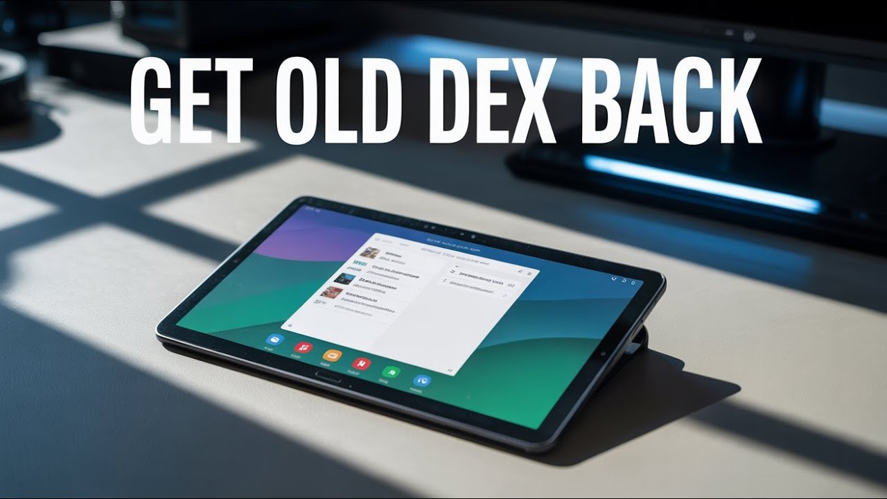 How to Get Back Old Dex Mode in Samsung Tab
