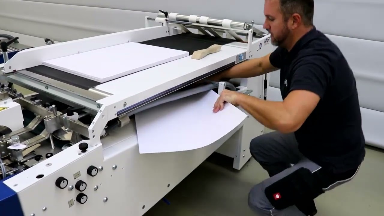 MBO's T50 B2 Size Folder Running 3 Commercial Jobs From Scratch-Real Production Situations