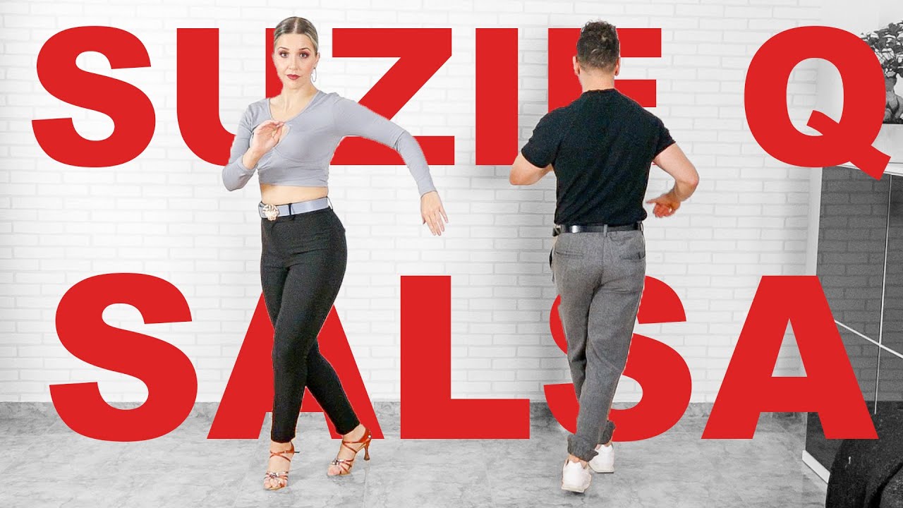 Suzie Q | Explicación y Tres variantes l Pasos Básicos de Salsa | Alfonso y Mónica