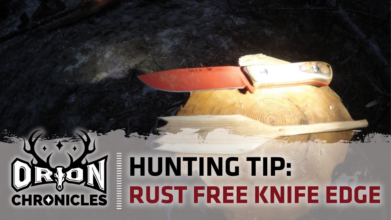 Hunting Tip | How to Keep Your Knife Edge Rust Free