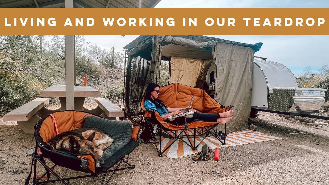 We MOVED into our Teardrop Camper (for the week)