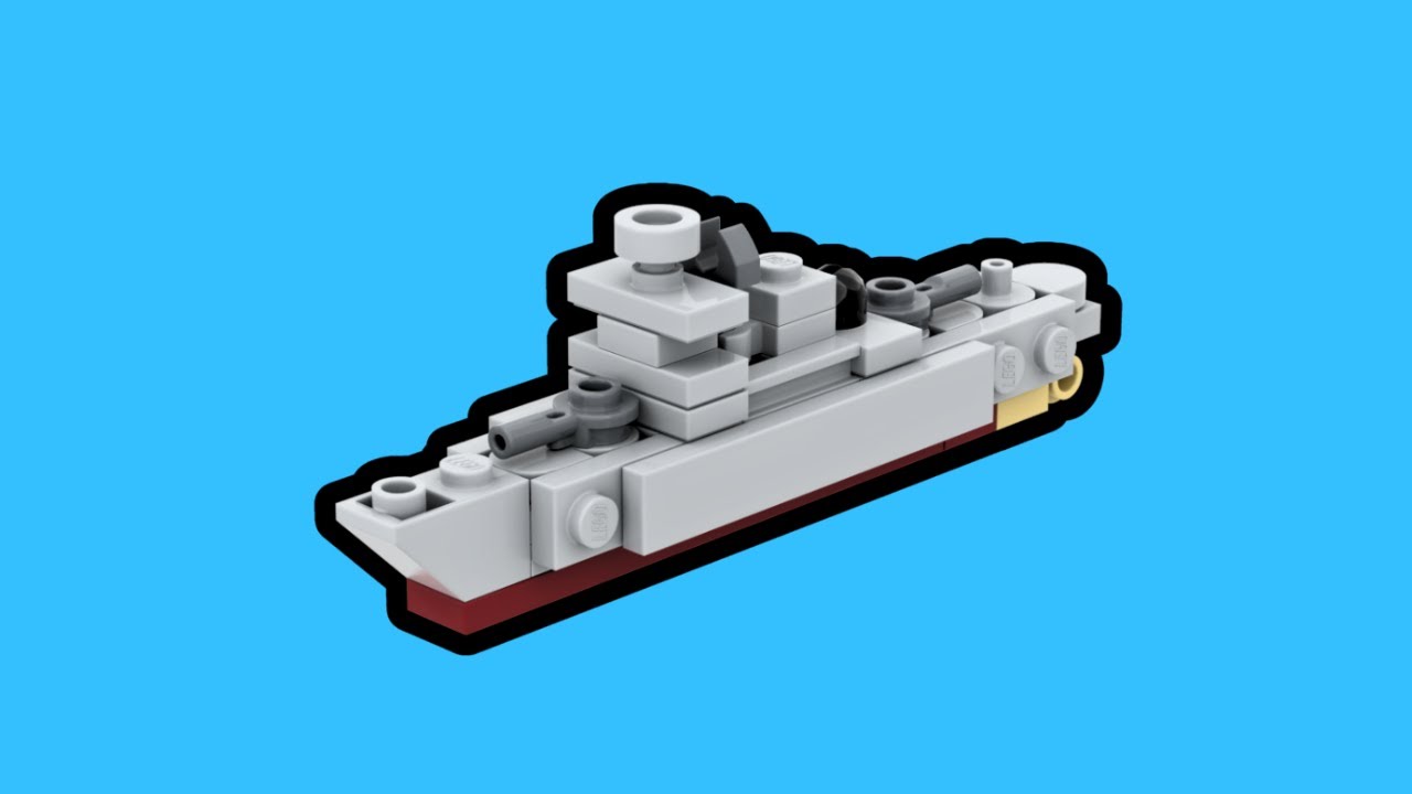 LEGO Warship MOC [38 Pieces] - 2023 Advent Calendar Day #11