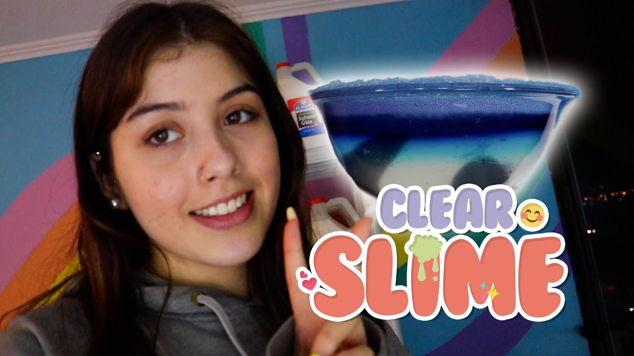 Slime transparente burbujeante? tutorial 😎
