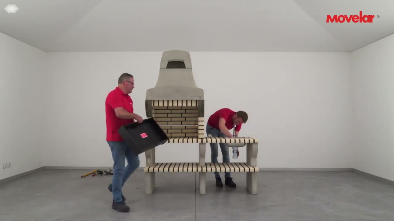 Cum asamblezi gratarul modular Bailen Plus cu masa laterala Movelar