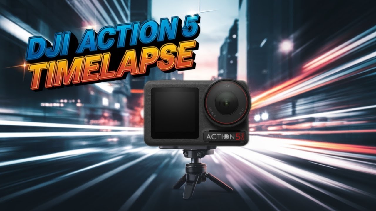 Тестирование таймлапса на DJI Action 5 Pro в разрешении 4K — потрясающие результаты!