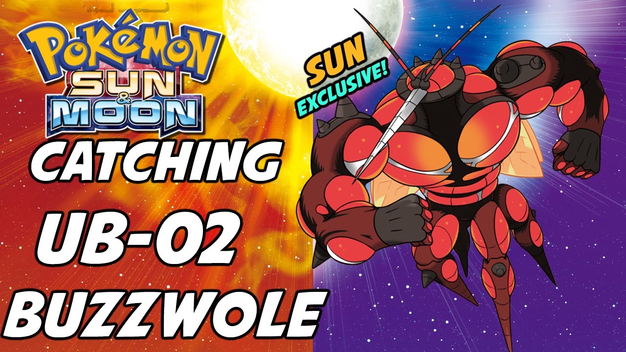 How to Catch Ultra Beast 02 Buzzwole in Pokemon Sun and Moon! UB-02 Absorption [Sun Exclusive]