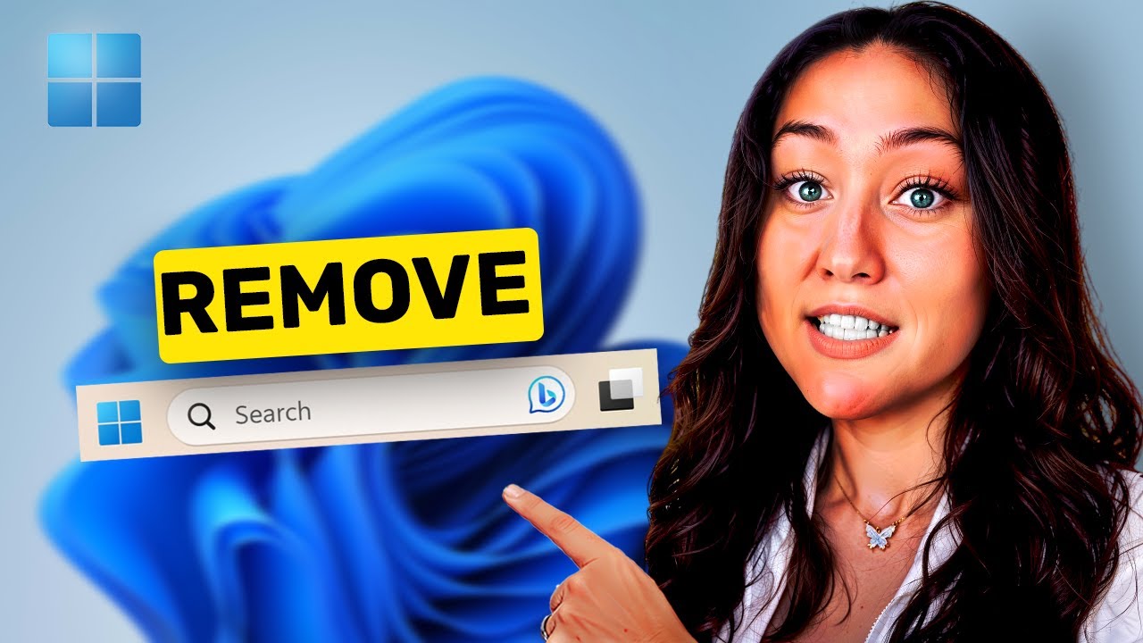 How to remove search bar in Windows 11