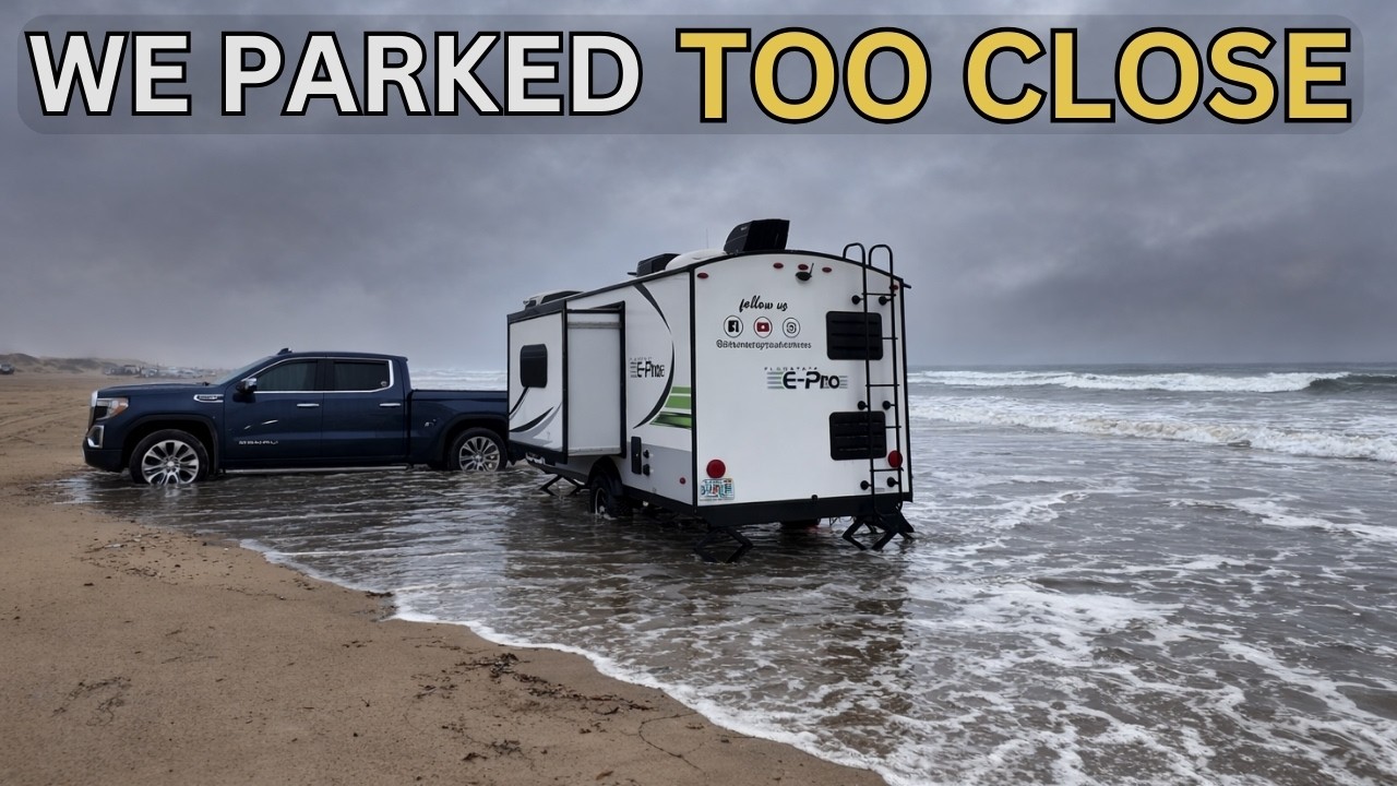 High Tide Trapped Us at Pismo Beach | RV Camping Gone Wrong