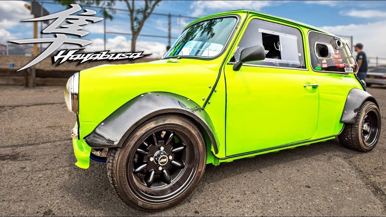 He put a HAYABUSA Motor in his MINI - It’s SICK!