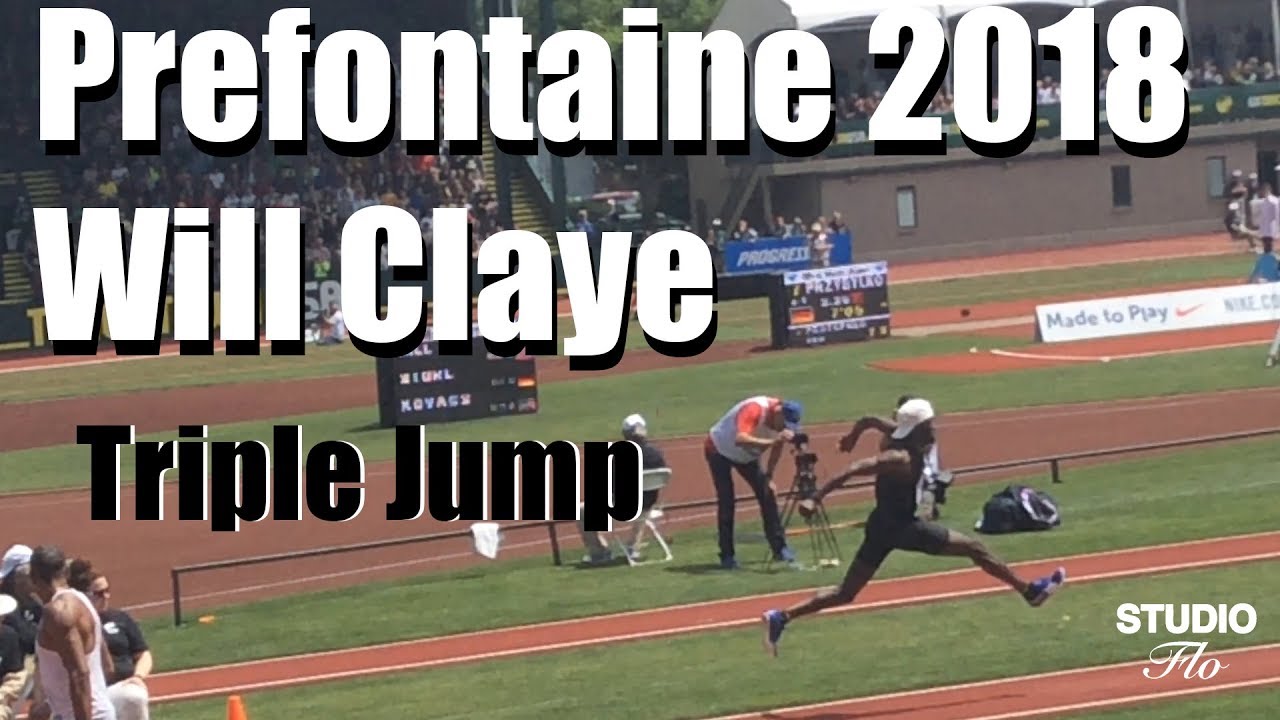 Olympian WILL CLAYE Triple Jump at Nike Prefontaine 2018