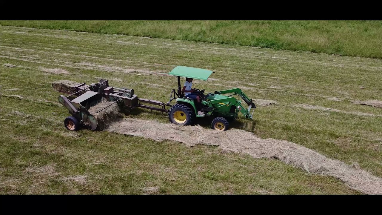 Can a 30HP Tractor Run a John Deere 14T Baler?? | Bailing hay