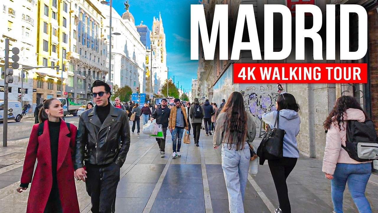MADRID, Spain 🇪🇸 Full City Walk &ndash; 9 Hours of Exploration | 4K Tour