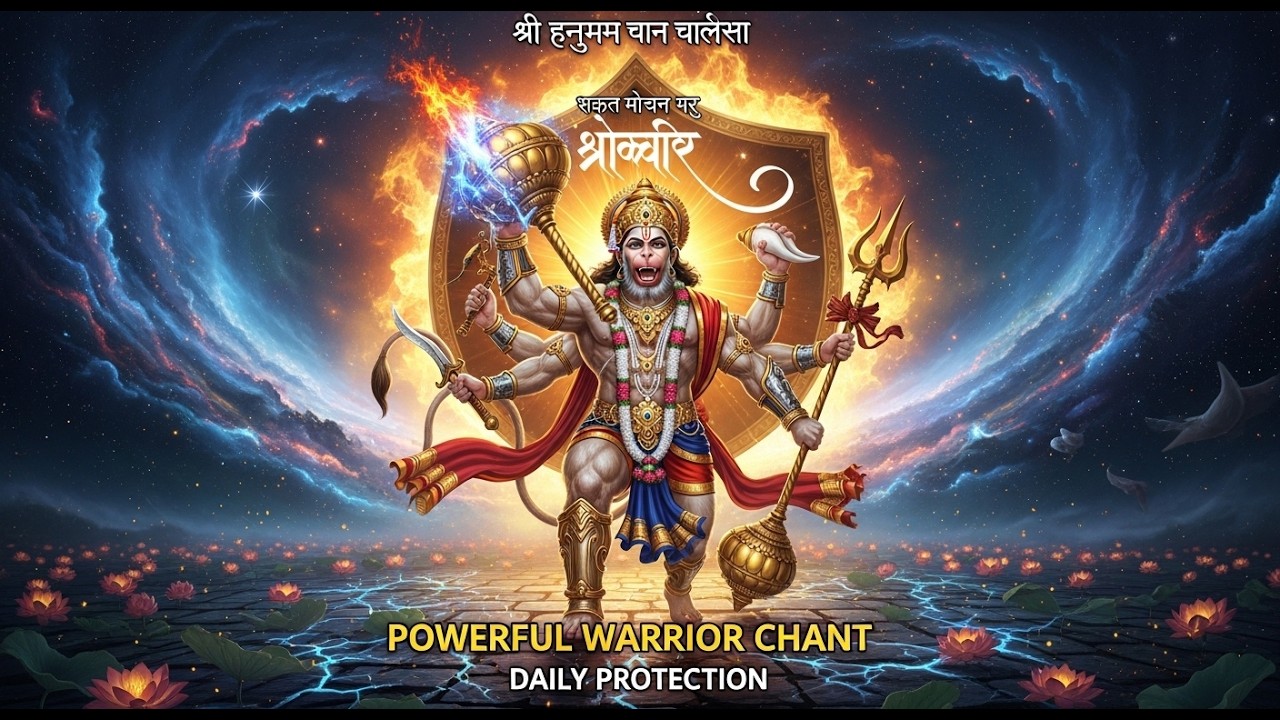 Powerful Hanuman Chalisa | श्री हनुमान चालीसा - संकट और भय से मुक्ति के लिए