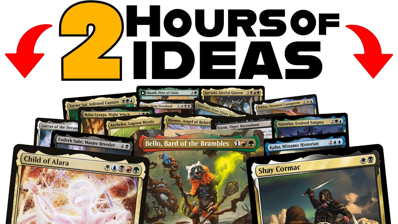 2 HOURS of FUN Commander DECK Ideas [40+ Decks] (Magic: The Gathering)