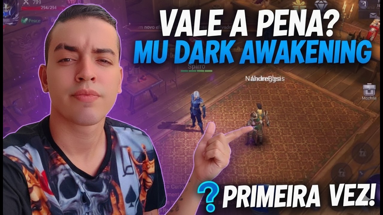 PRIMEIRA VEZ no MU Dark Awakening Mobile ⚔️ Começando do ZERO!
