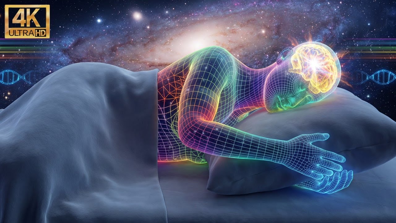 528Hz + 741Hz + 963Hz | The Deepest Healing Sleep – DNA Repair Frequency #22