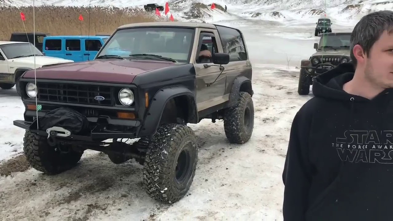 Bundy Hill ORV Snow Off Road Bronco II V8 Solid Axle Swap Shake Down Run