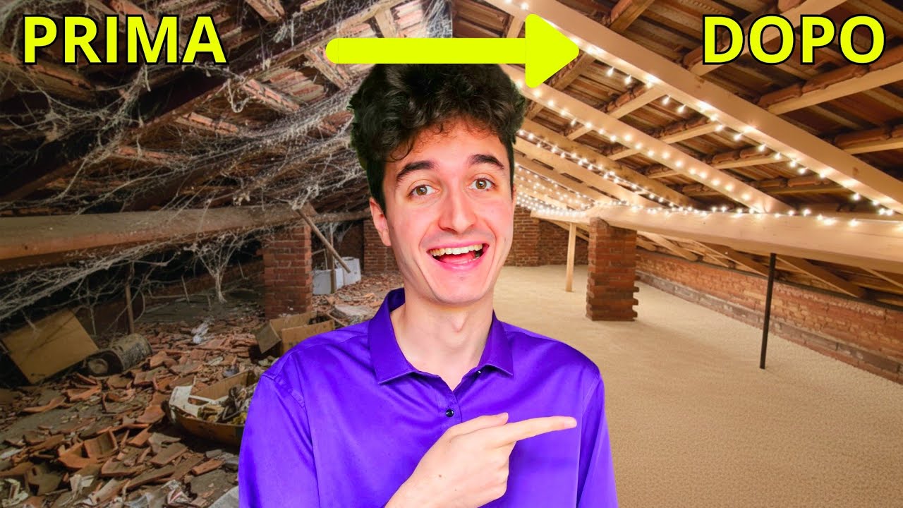 HO TRASFORMATO IL MEGA SOTTOTETTO 