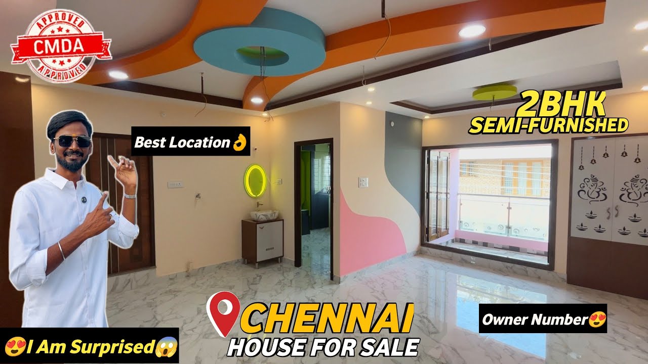 Surprised😍Fully Semi-Furnished🔥Flats for sale in Chennai Mannivakkam🏡Ready to Occupy🥳Owner Number‼️