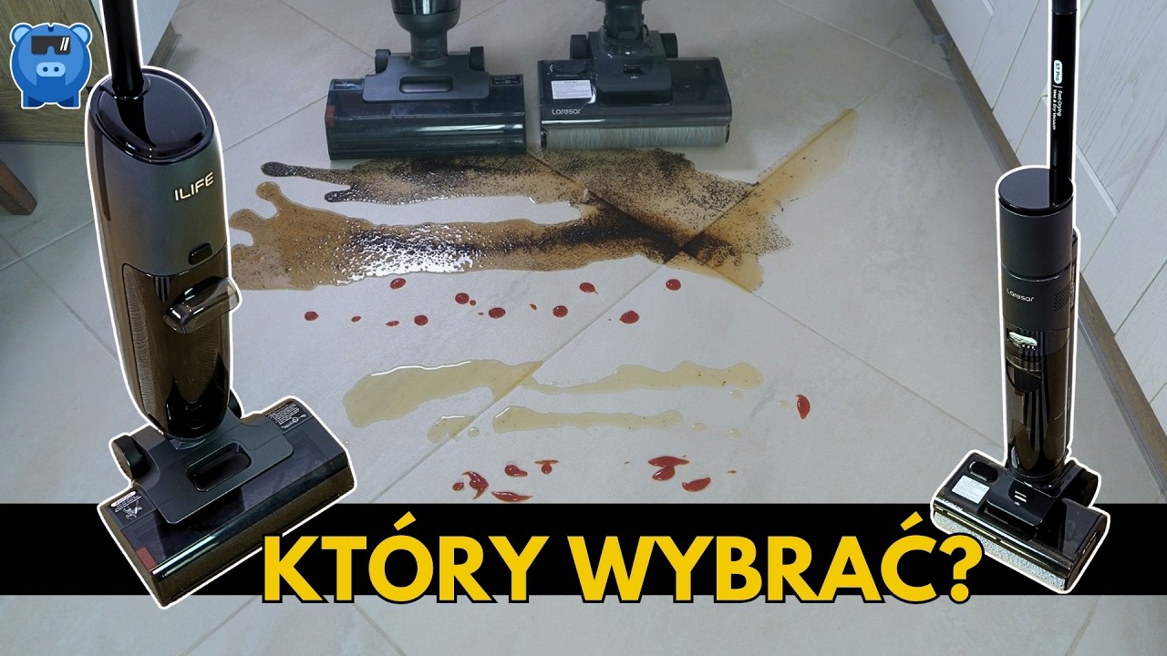 Laresar S7 Pro vs iLife W90 Pro - starcie odkurzaczy mopujących z AliExpress