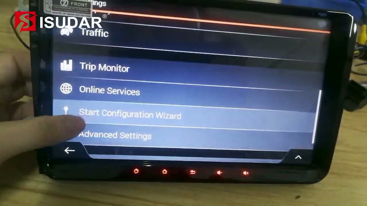 Set up the language for IGO | ISUDAR Car Radio