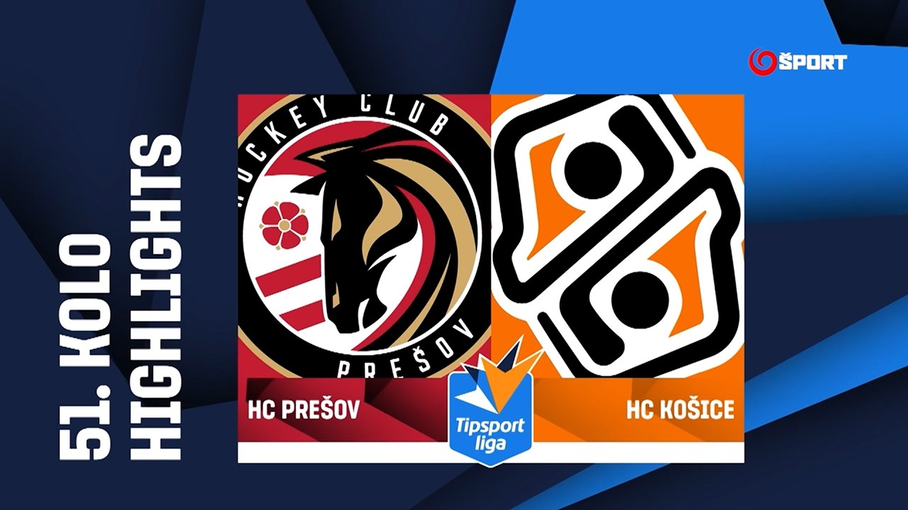 51. kolo: HC Prešov - HC Košice 1:5 (1:1, 0:3, 0:1)