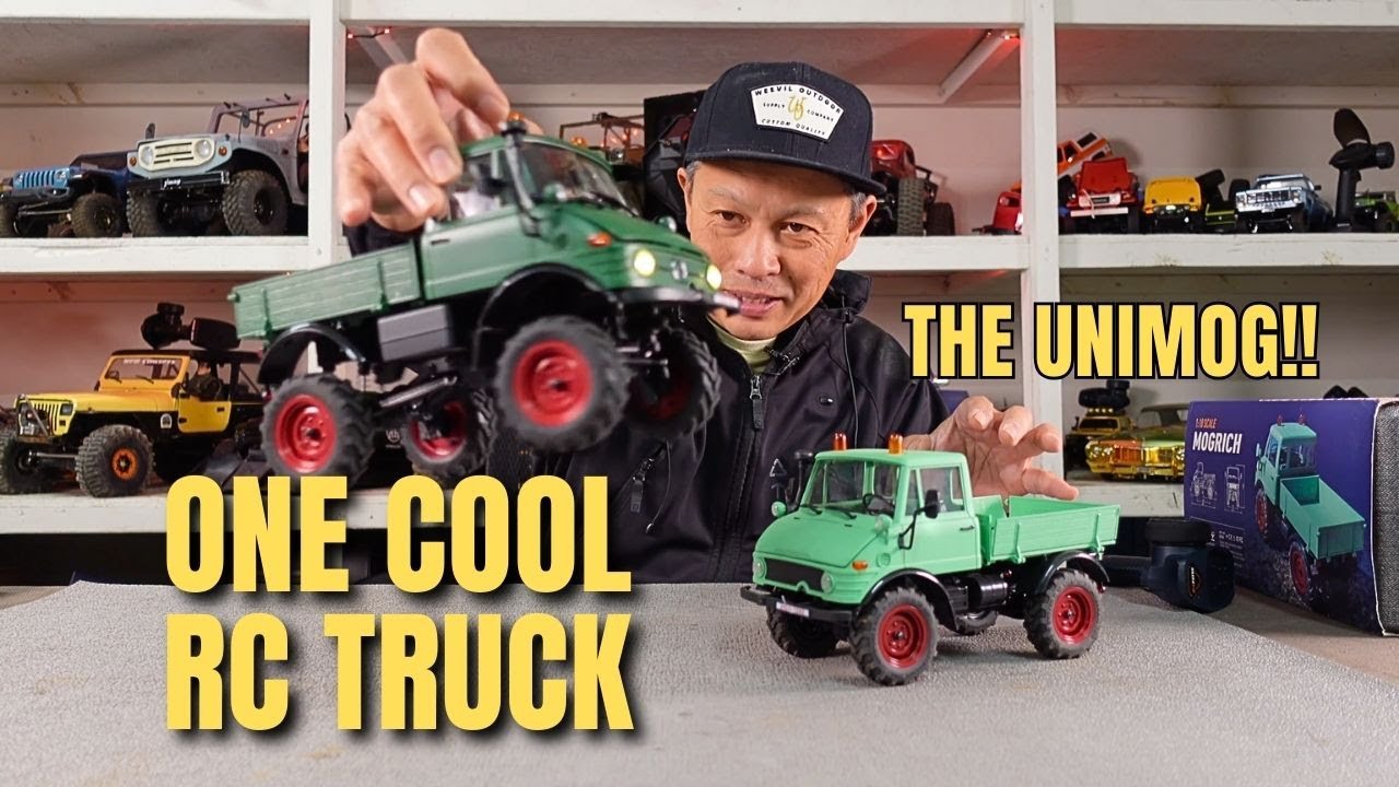 FMS FCX24 Licensed Unimog Review – 1/24 Scale mini Crawler big in looks and performance