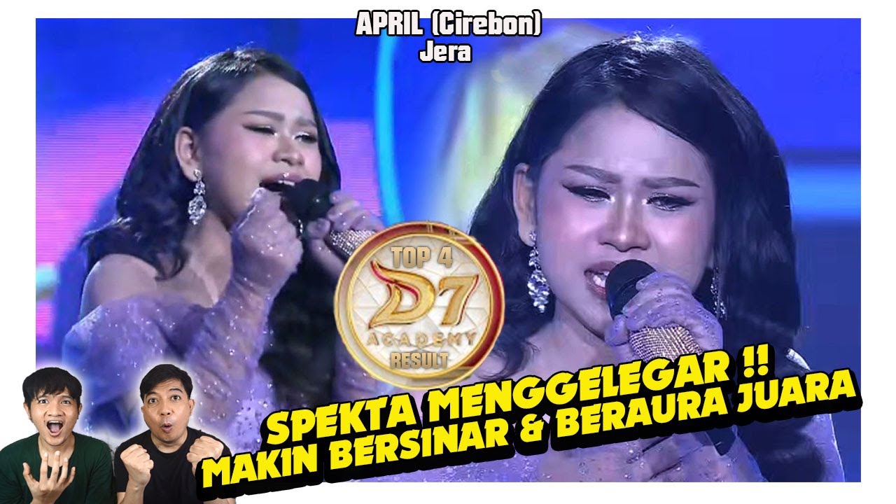 Ini sih harus juara. April (Cirebon) Jera. Super spektakuler menggelegar BEST !!
