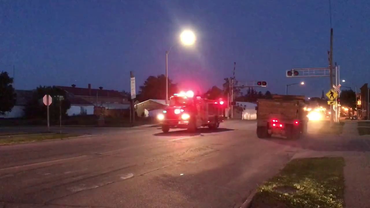 Postville Fire Dept. Full Mutual Aid Response to Structure Fire