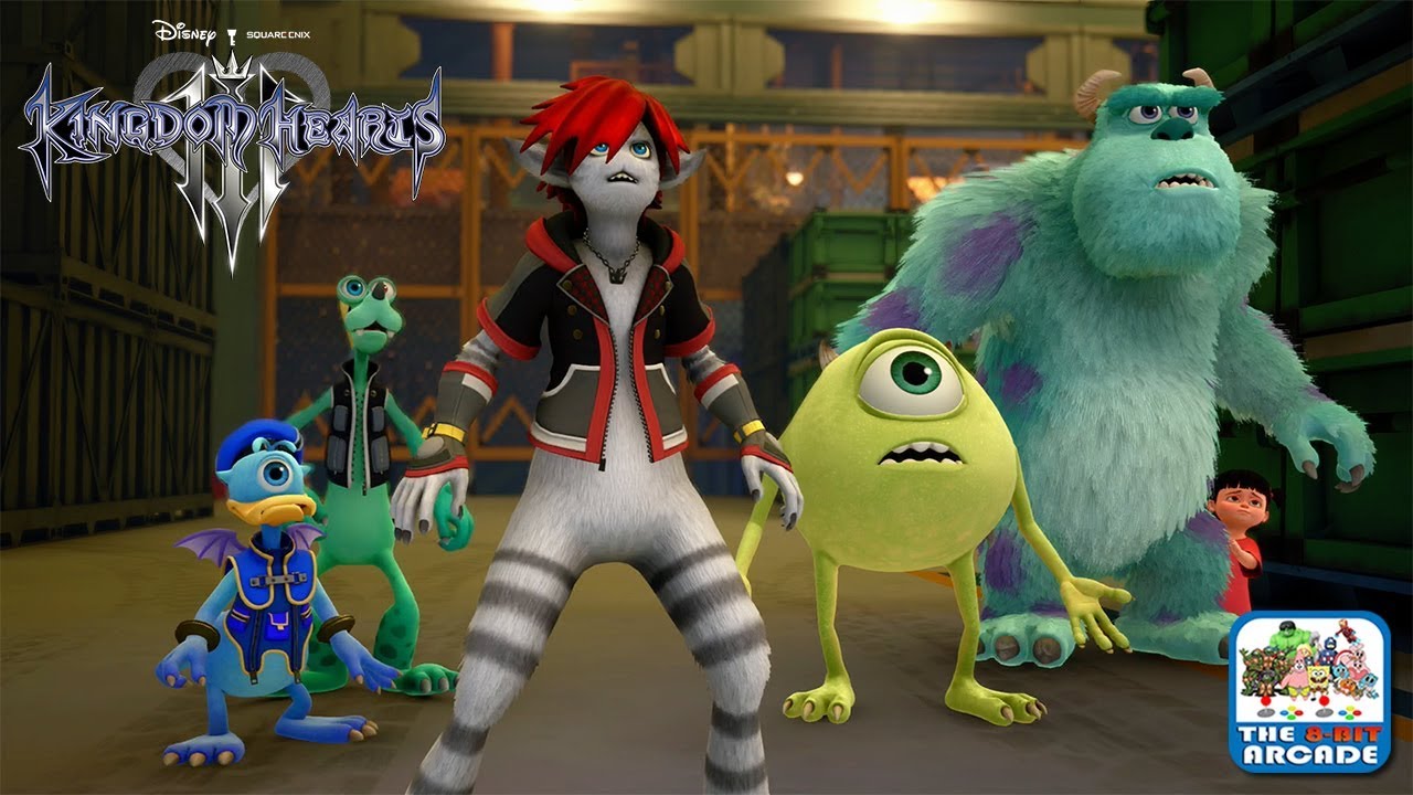 Kingdom Hearts 3 - The Machines at Monsters Inc have gone Bonkers  (Xbox One Gameplay)