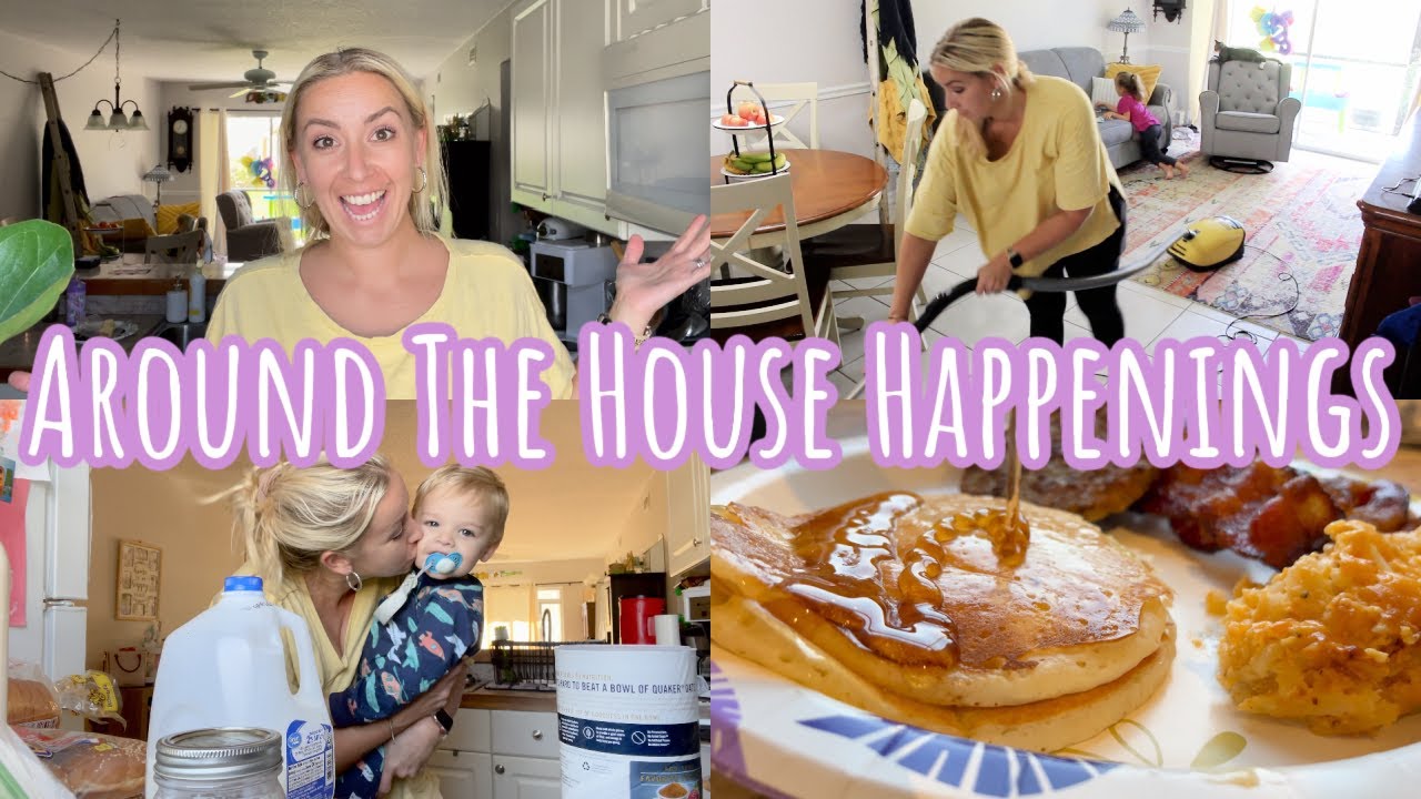 Around the house happenings... || Tidy Up With Me || Mini Grocery Haul