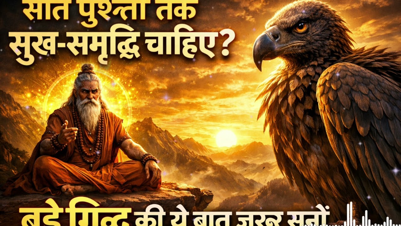 सात पुश्तों तक सुख-समृद्धि चाहिए? बूढ़े गिद्ध की ये बात जरूर सुनें! || #kahaniya #hindistories #yt 