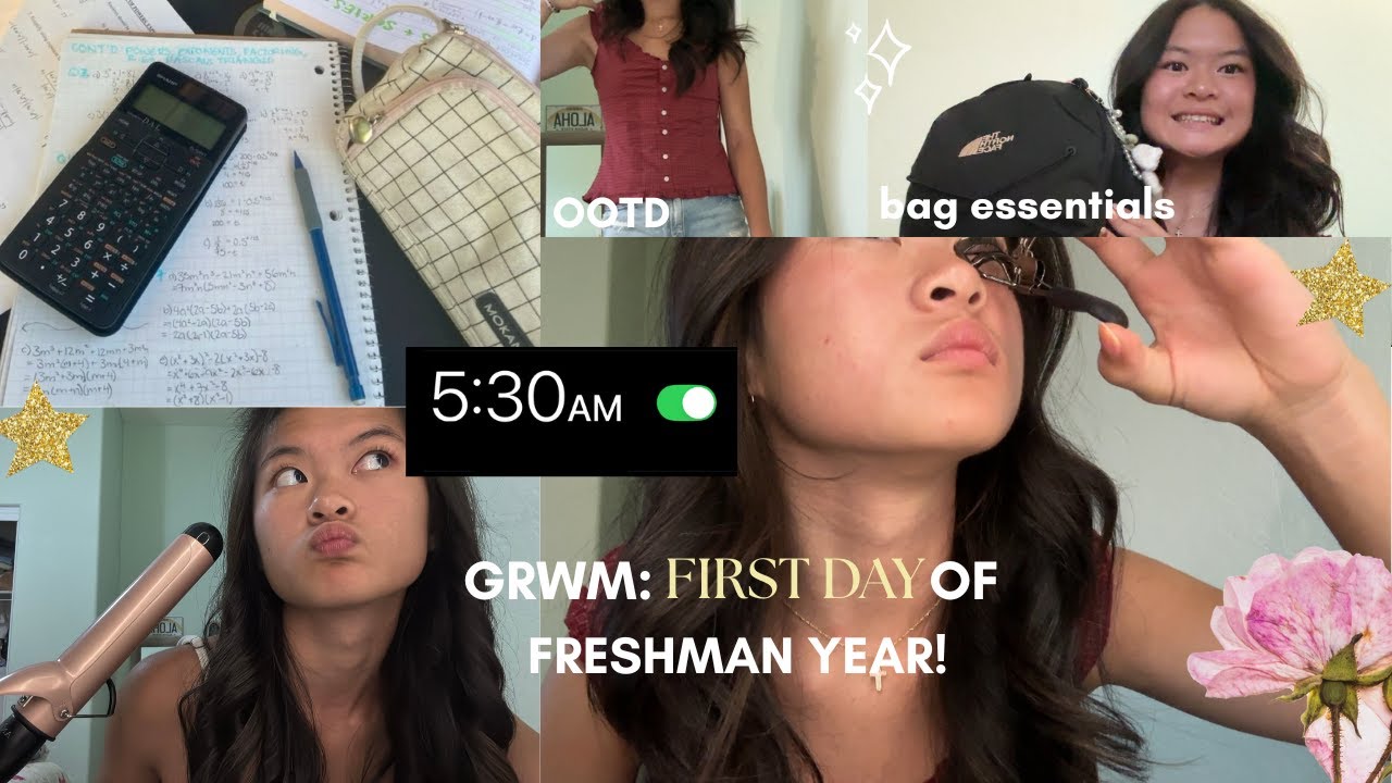 GRWM FOR THE FIRST DAY OF SCHOOL! | *freshman year*