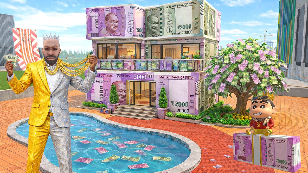 Franklin Make Money House in Indian Bike Driving 3D