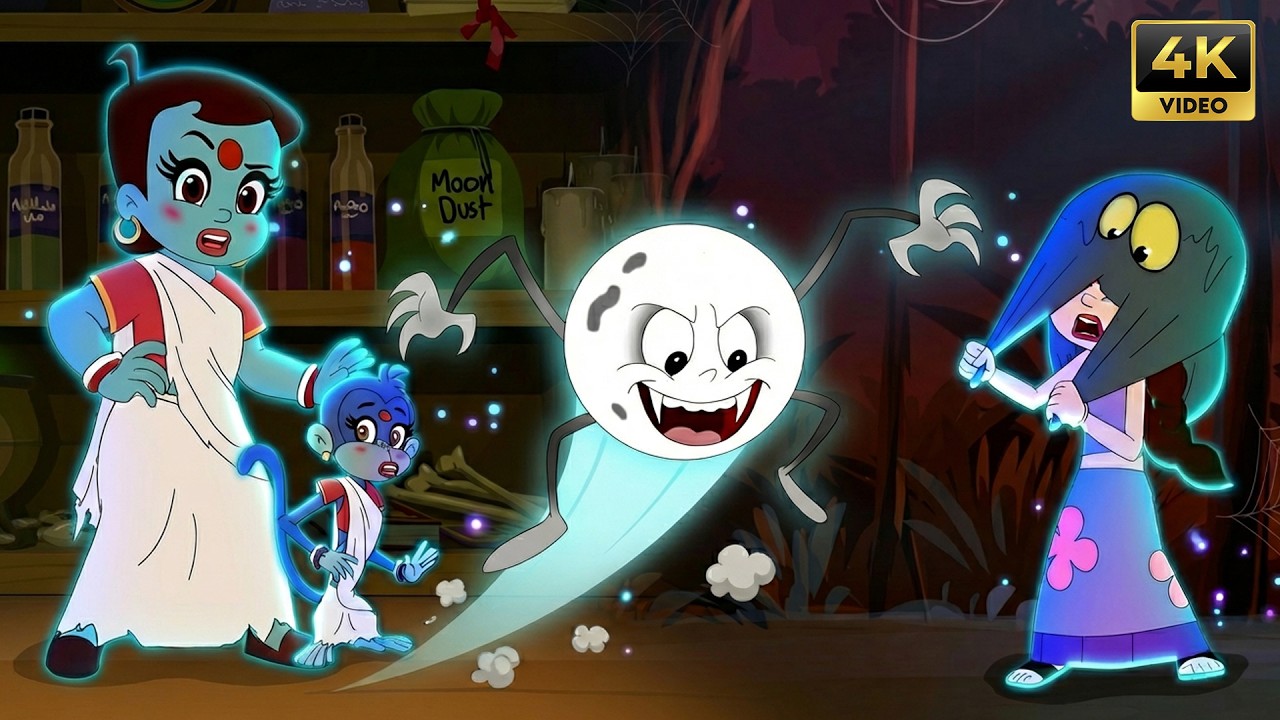 Chutki - The Mystery of the Ghost Moon | 4K Latest Movies of Chhota Bheem | Cartoons for Kids
