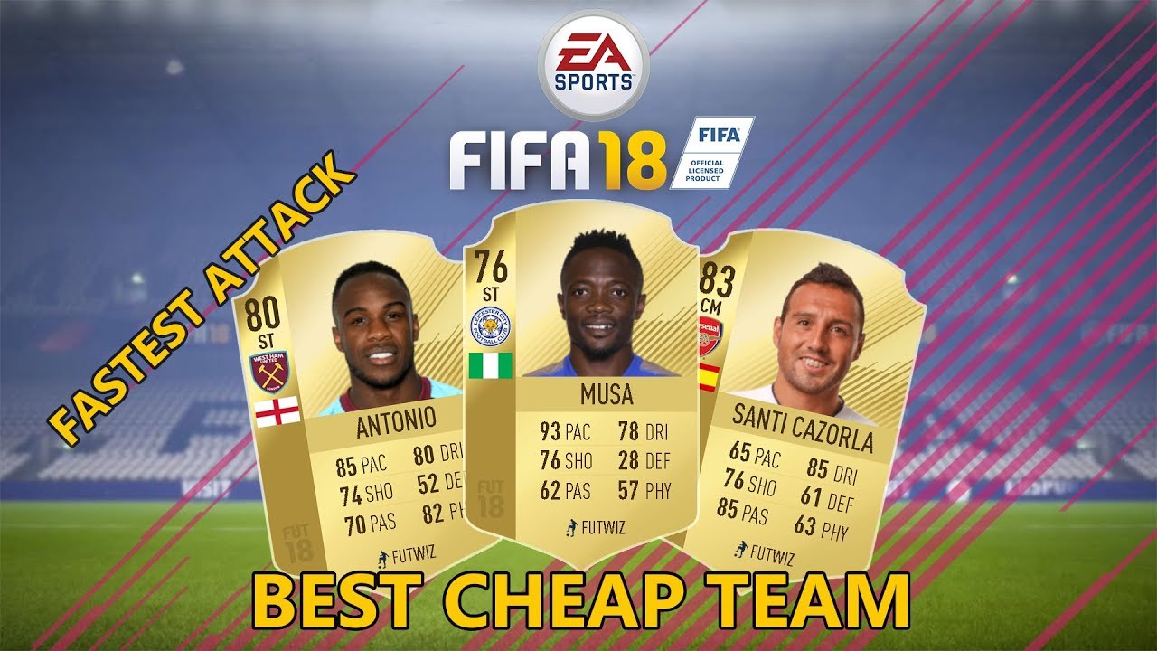 Best CHEAP Team! FIFA 18 ULTIMATE TEAM (BEAST CHEAP TEAM) FUT CHAMPIONS