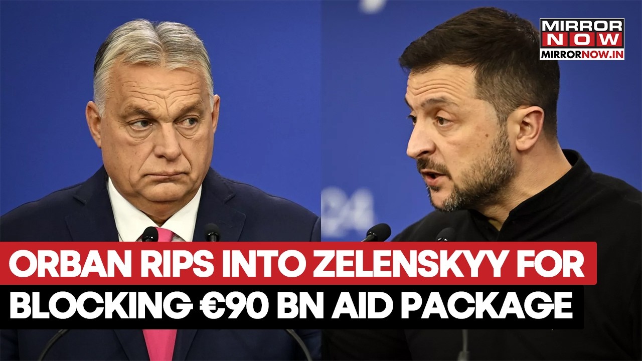 Орбан резко раскритиковал Зеленского за блокирование пакета помощи в размере 90 миллиардов евро и...