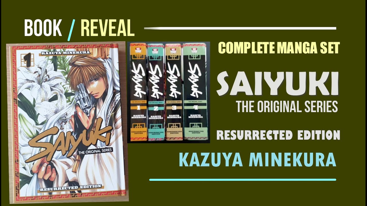 Book Reveal: Saiyuki The Original Series by Kazuya Minekura Resurrected Edition (Complete Manga Set)