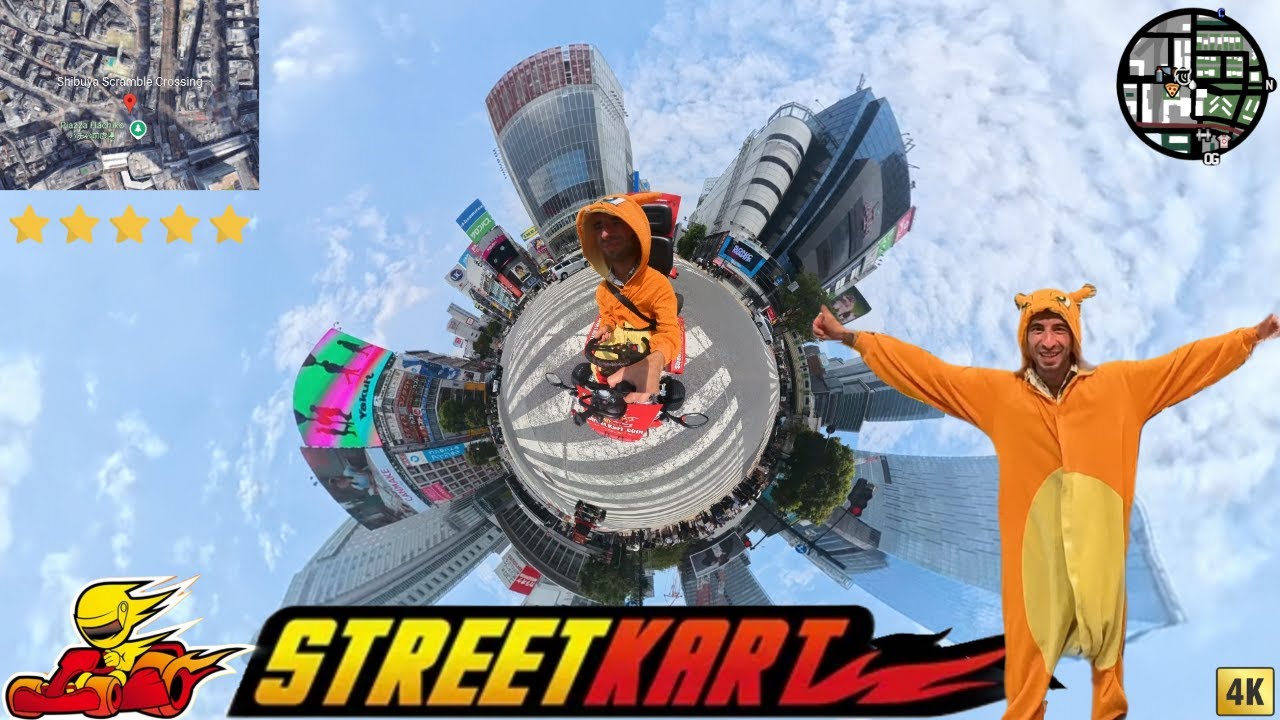 GUIDO UN GO-KART NELL'INCROCIO PIU' AFFOLLATO DEL MONDO ! STREET KART SHIBUYA TOKYO