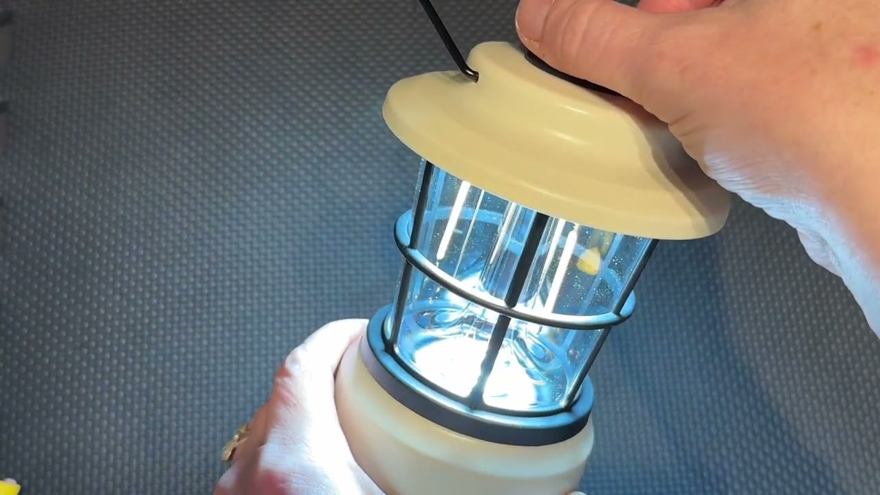 Getting that soft Lantern glow with the battery LED  video