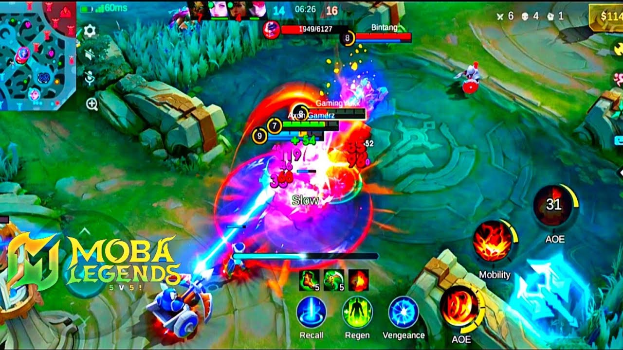 Moba Legends 5v5! Aggressive Fighter Squad!! Mobile Legends Gameplay
