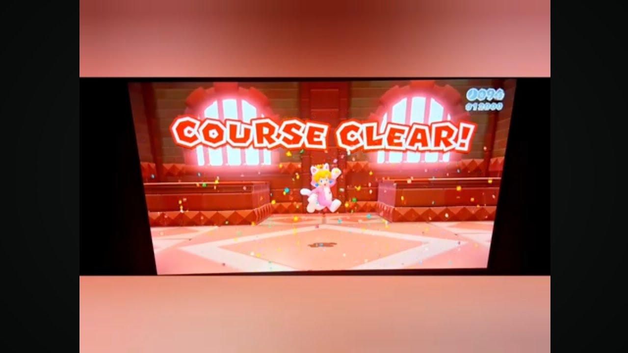 Super Mario 3D World + Bowser's Fury - World (3 - A) Magikoopa's Blockade Playing as Peach