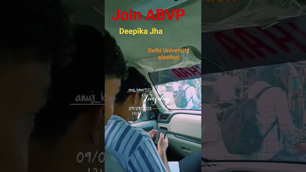 Deepika jha ABVP JOIN #eepikajha#du#election#shortvideos